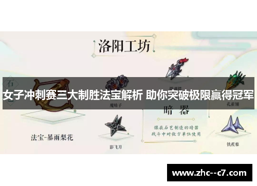 女子冲刺赛三大制胜法宝解析 助你突破极限赢得冠军